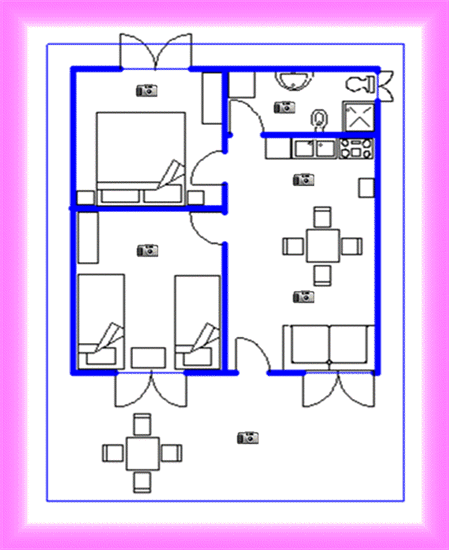 APARTAMENTOS VACACIONES ALGHERO>Mapa Casa Coral